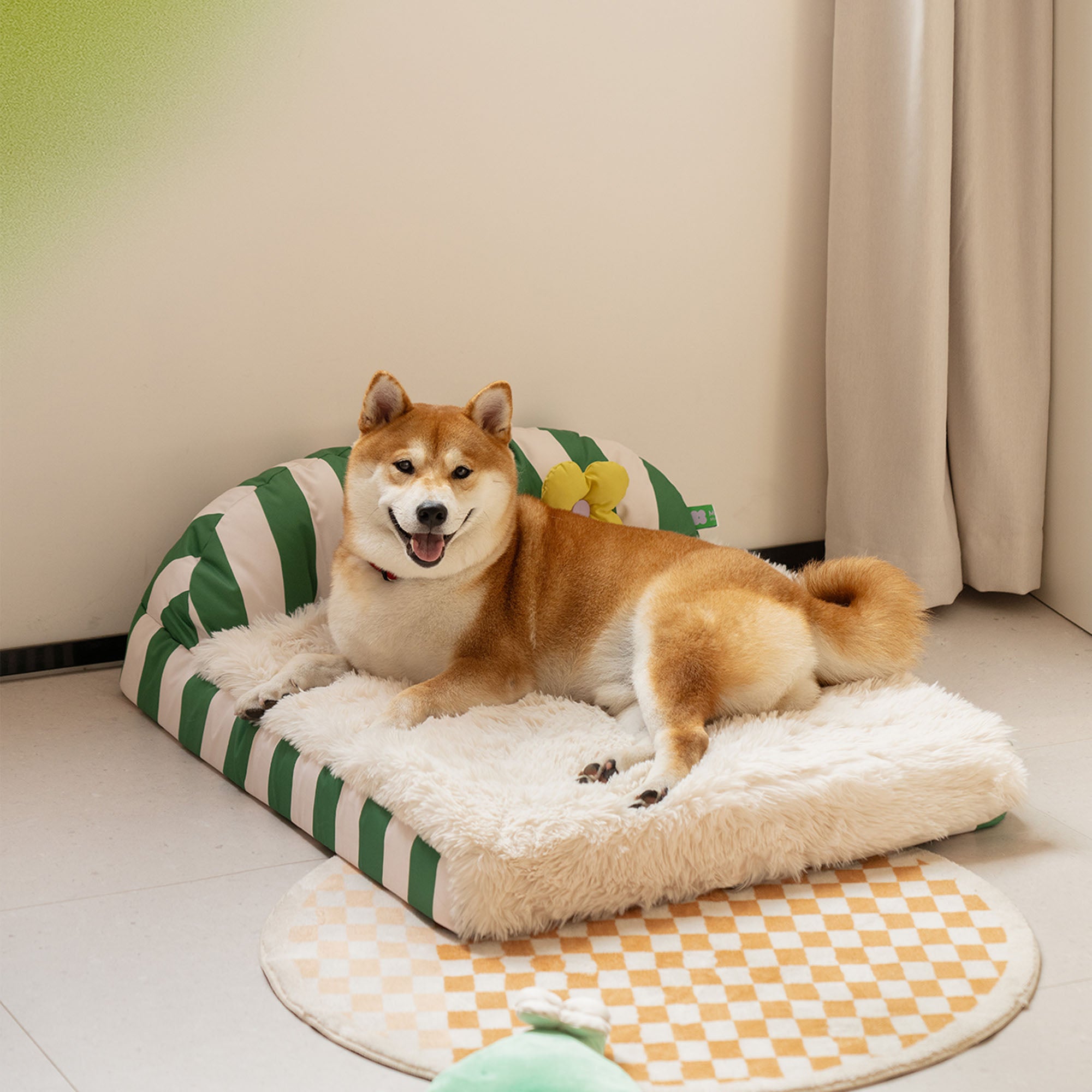 Plush Sweet Sleeping Pet Bed