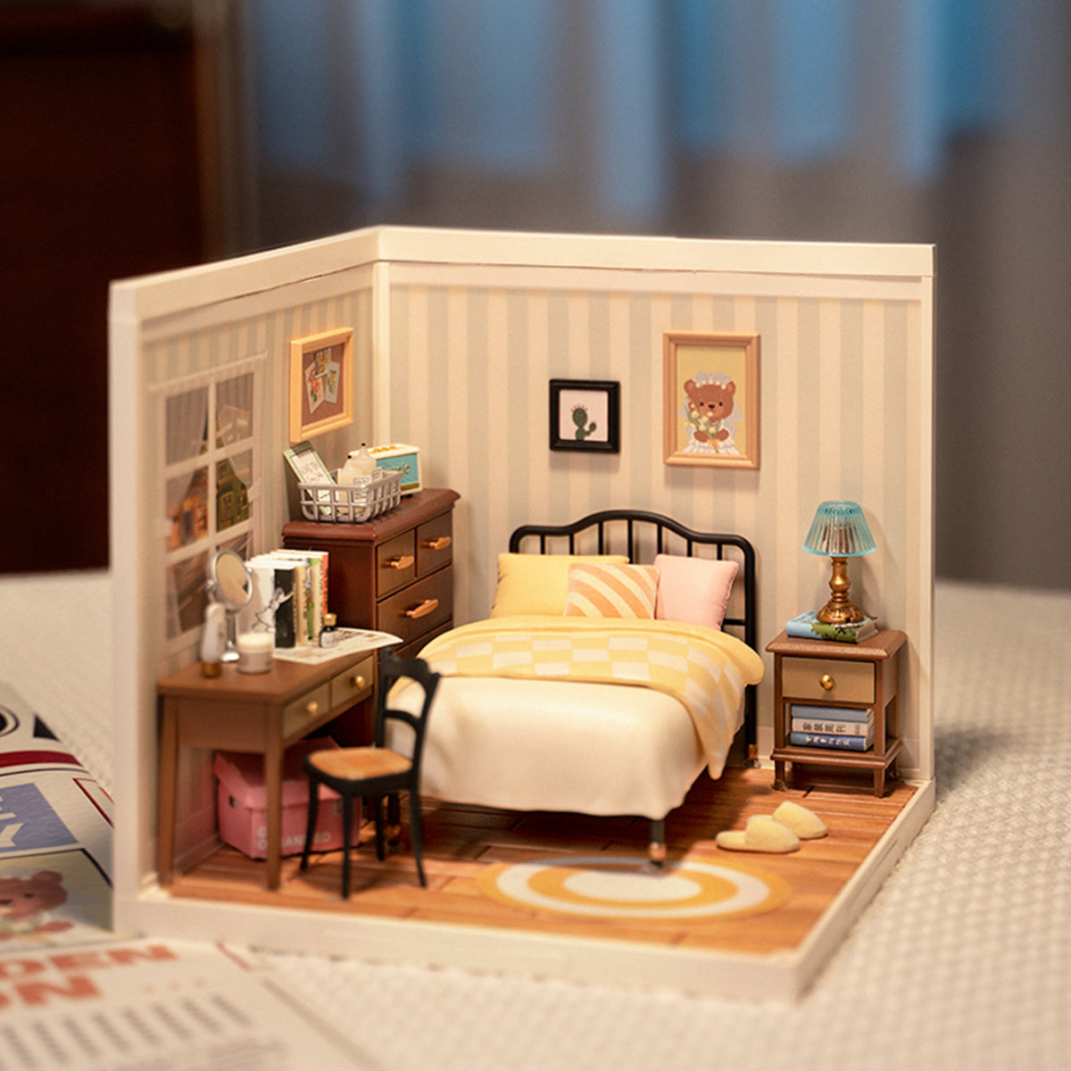 Rolife Sweet Dream Bedroom Maison miniature en plastique à faire soi-même DW009 