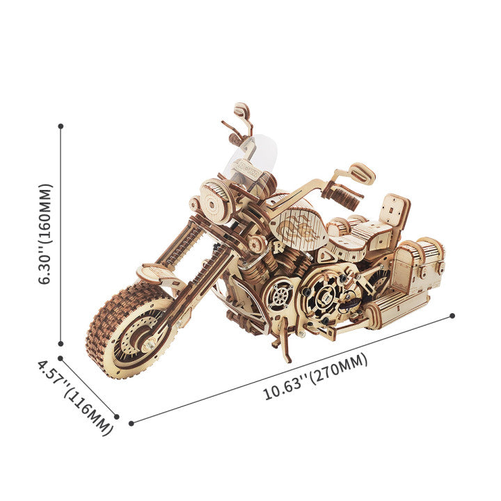 ROKR Cruiser Motorrad LK504 3D Holzpuzzle 