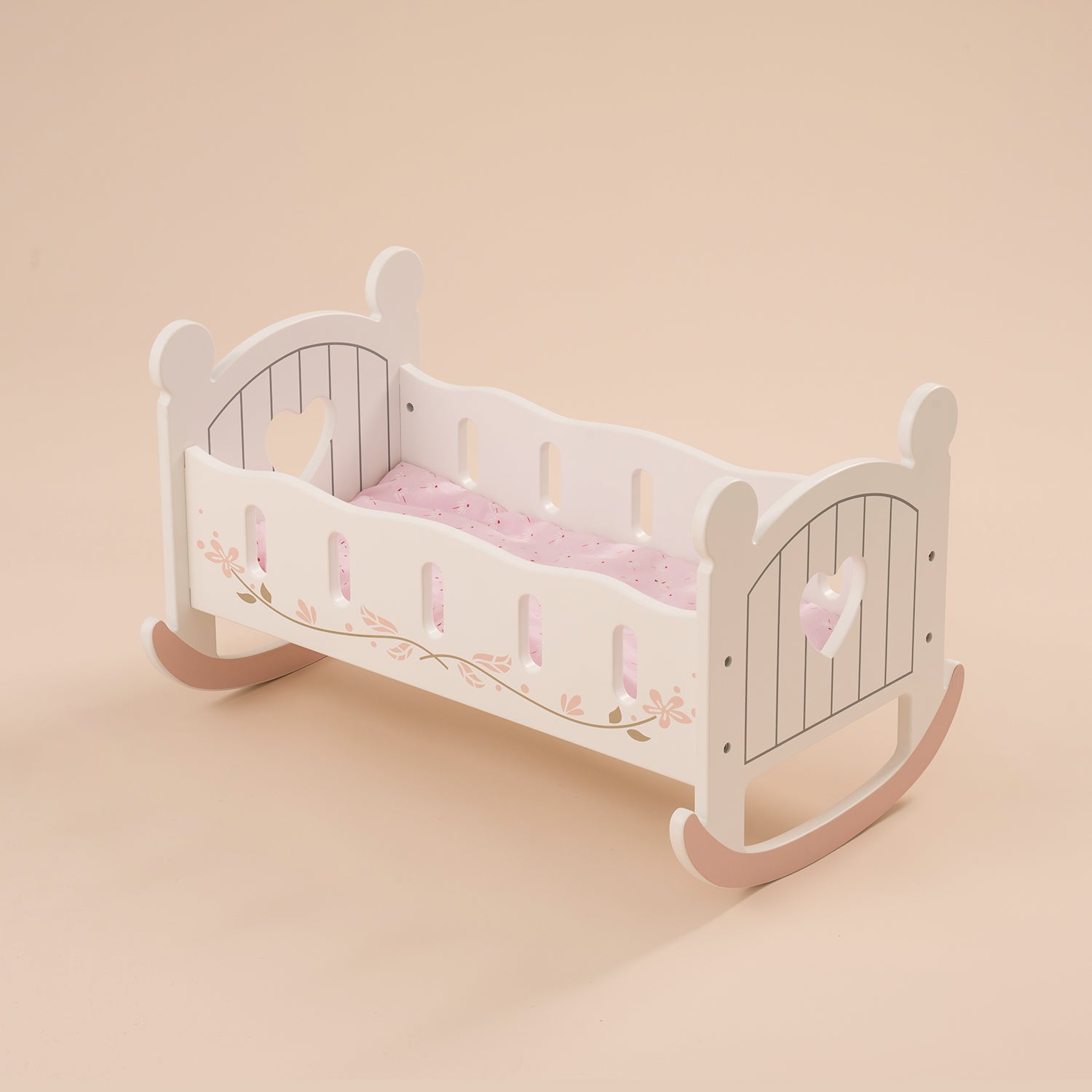 ROBUD Baby Wooden Doll Crib 18inch WRP01