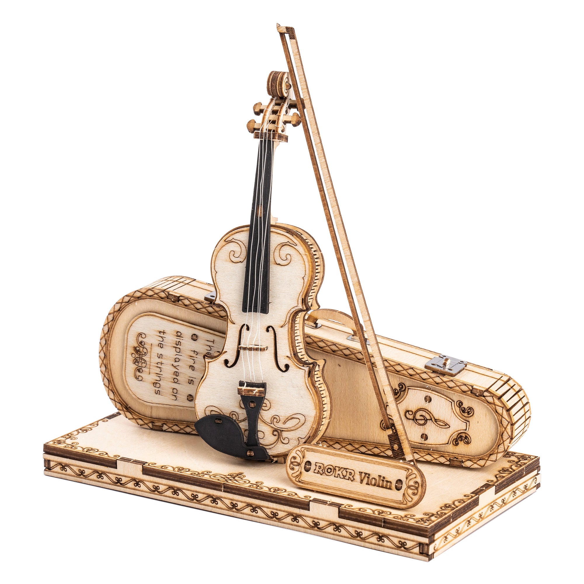 ROKR Violine Capriccio Modell 3D Holzpuzzle TG604K 