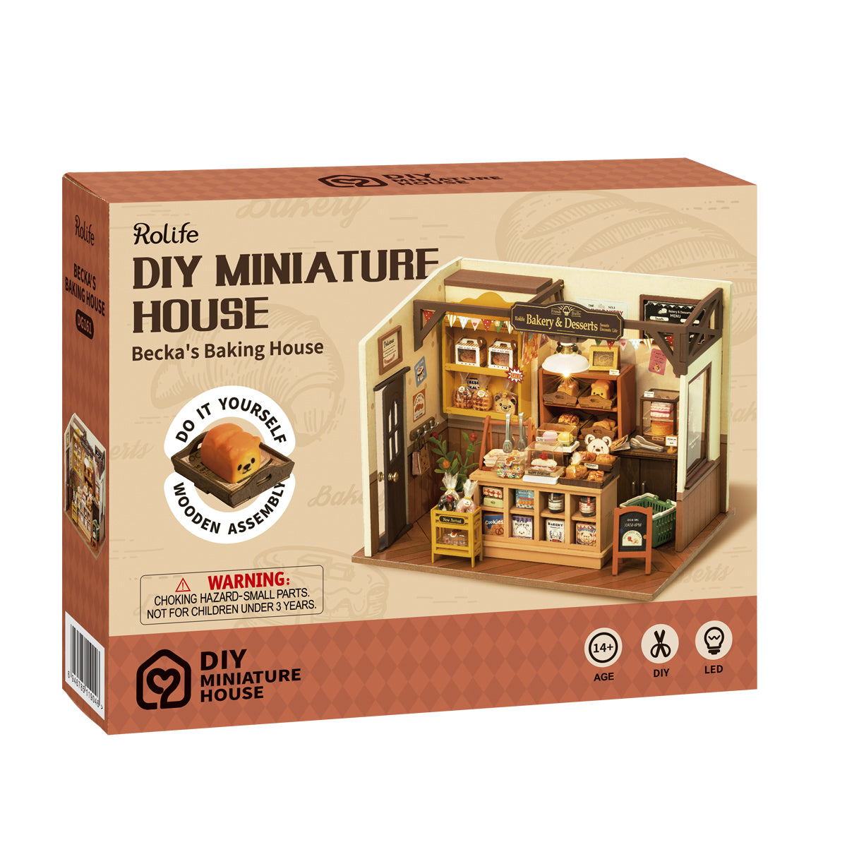 Rolife Becka's bakhuis DIY miniatuurhuiskit DG161