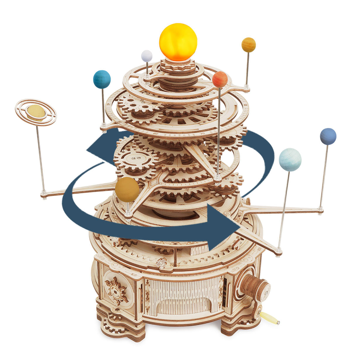 ROKR Mechanisches Orrery ST001 3D-Holzpuzzle 