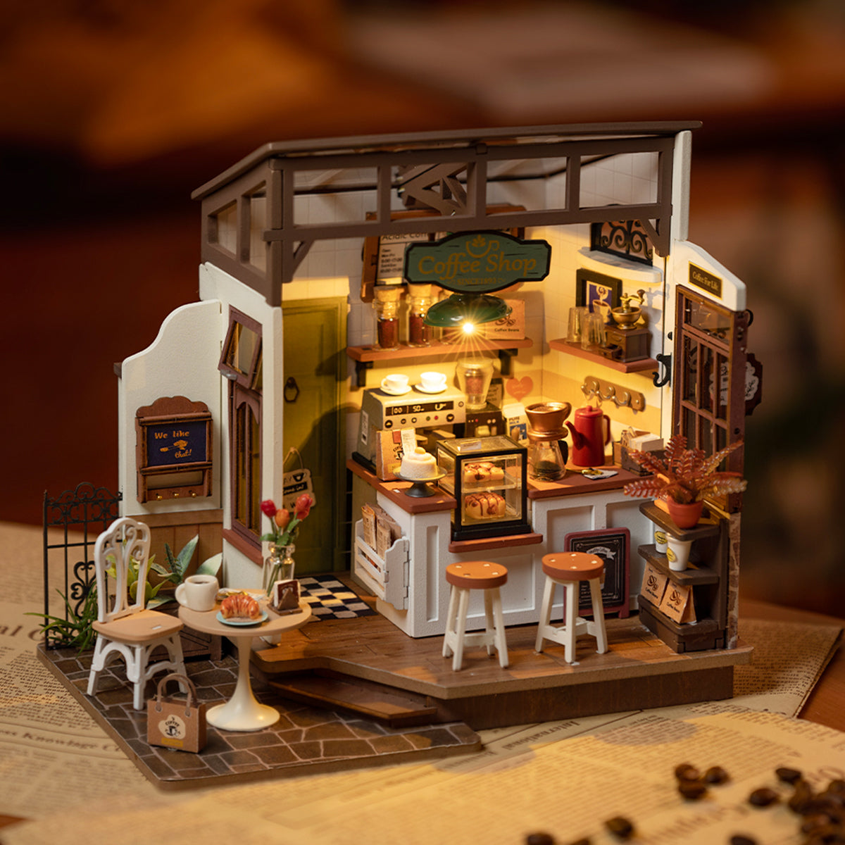 Rolife Flavory Café Miniatuurhuiskit DG162