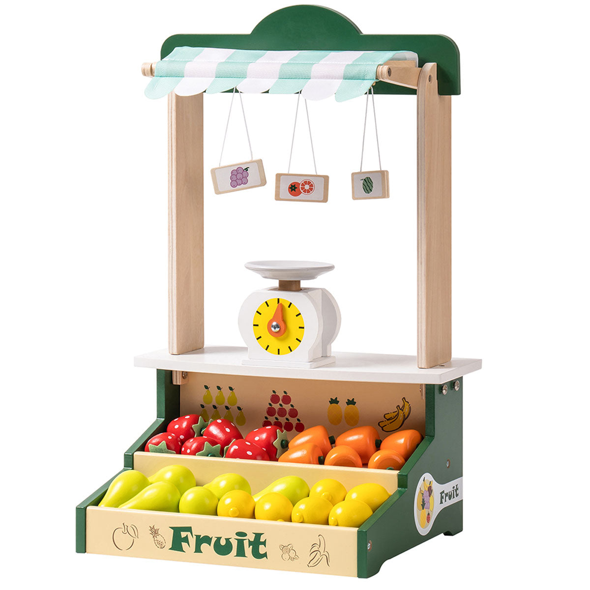 Stand de fruits en bois ROBUD pour marché fermier