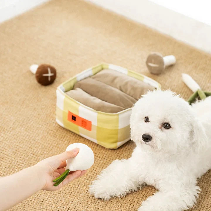 Fun Fruit and Vegetable Bag Snuffle Toy