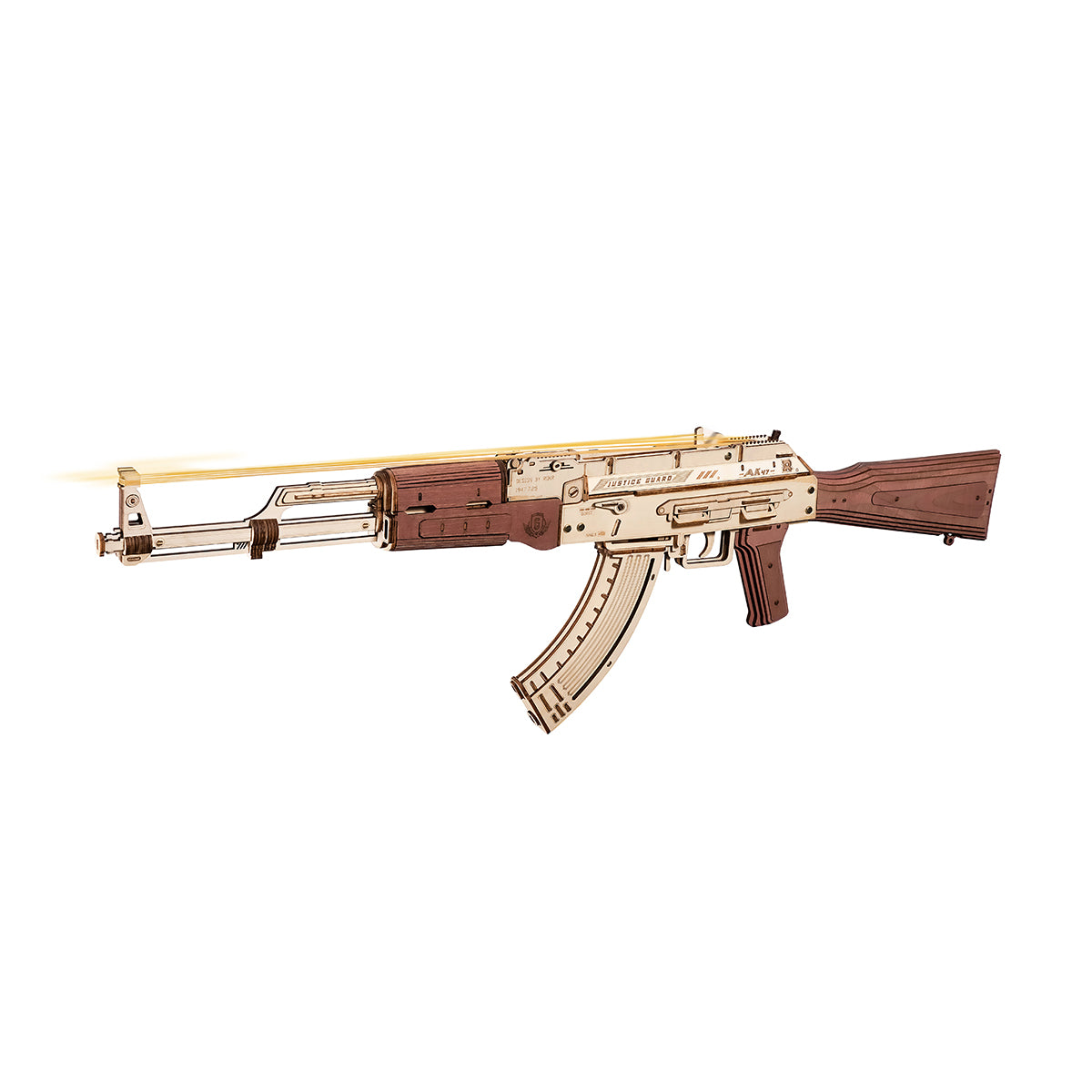 ROKR AK-47 aanvalsgeweer speelgoedpistool 3D houten puzzel LQ901