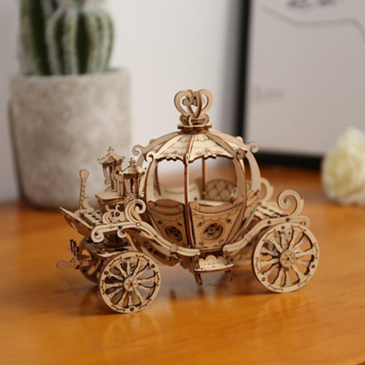 Rolife Pumpkin Carriage 3D Wooden Puzzle TG302