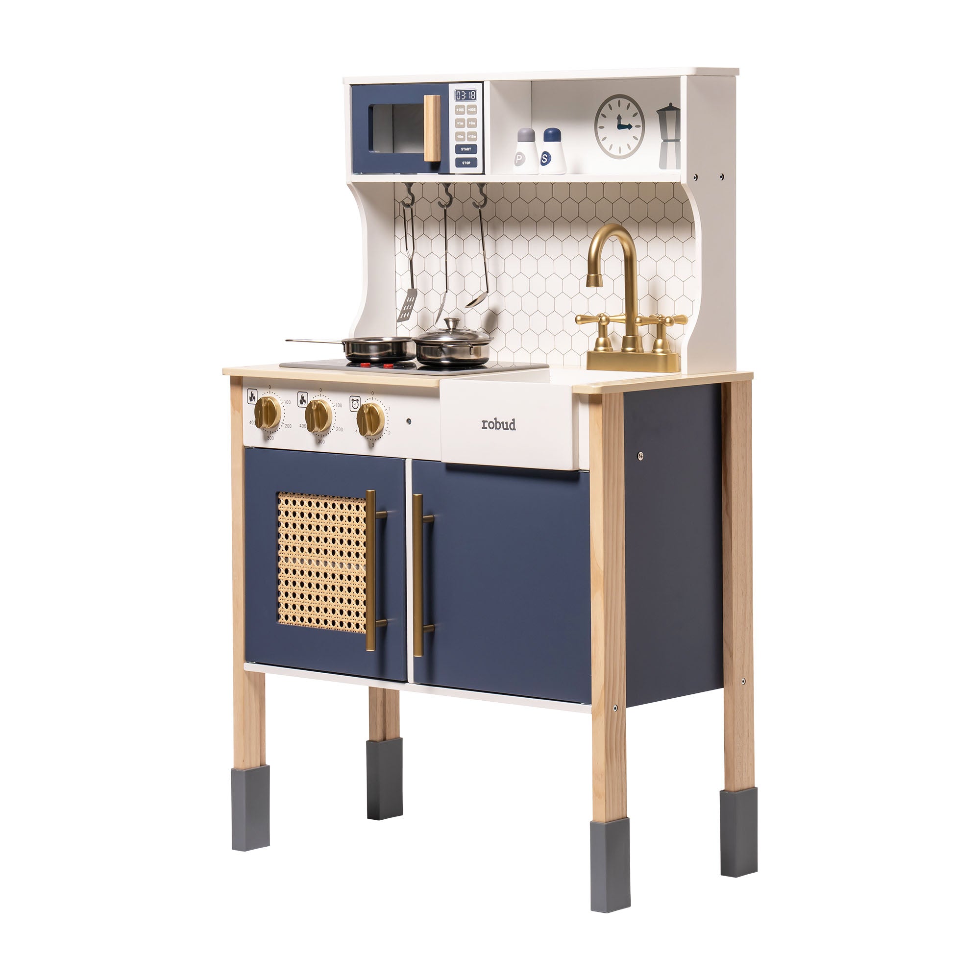 Robud Modern Vintage Pretend Play Kitchen